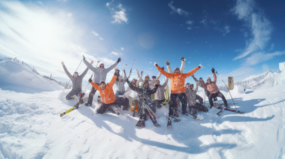 Team building zima